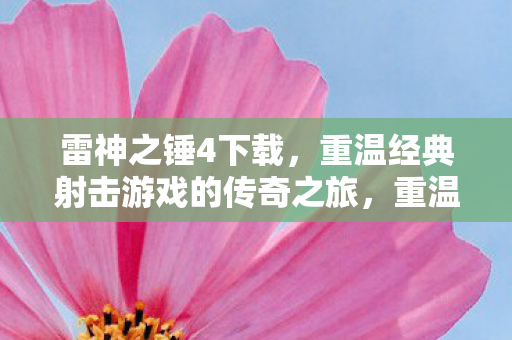 雷神之锤4下载开启传奇射击之旅图片