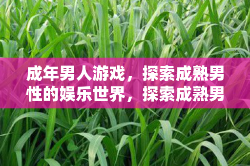 探索成熟男性的娱乐世界图片