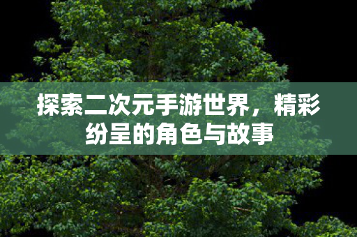 精彩纷呈的角色与故事图片