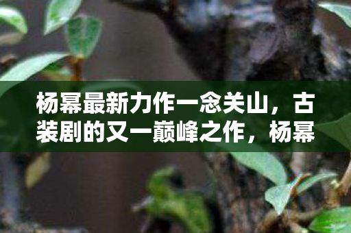 杨幂一念关山古装剧再创巅峰图片