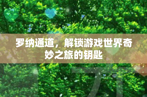 解锁游戏世界奇妙之旅的钥匙图片