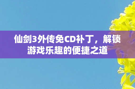 解锁游戏乐趣的便捷之道图片
