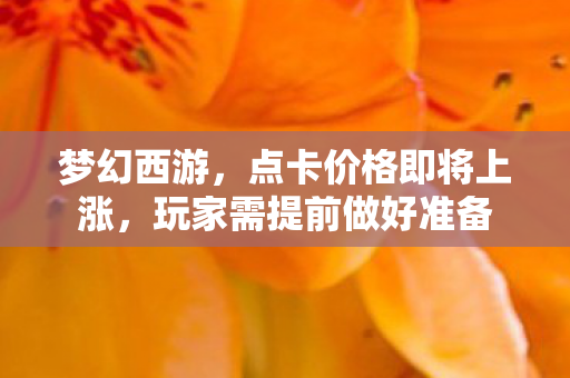 玩家需提前做好准备图片
