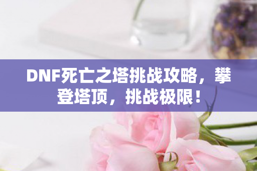 DNF死亡之塔挑战攻略图片