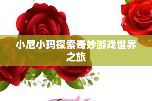 小尼小玛探索奇妙游戏世界之旅 小尼小玛探索奇妙游戏世界之旅