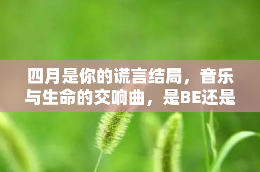 四月是你的谎言结局,音乐与生命的交响曲,是BE还是HE? 四月是你的谎言结局,音乐与生命的交响曲,是BE还是HE?