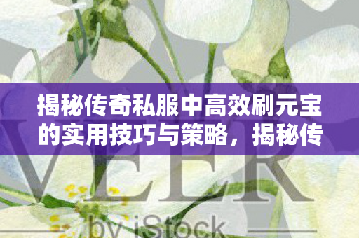 揭秘传奇私服中高效刷元宝的实用技巧与策略图片