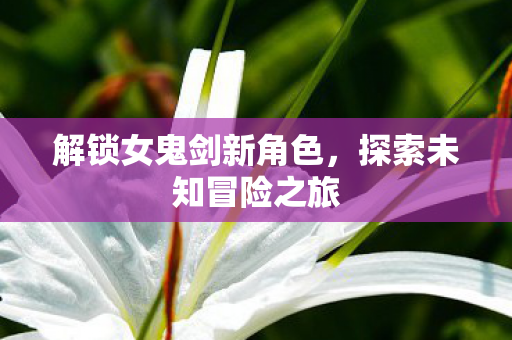 解锁女鬼剑新角色图片