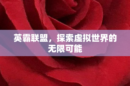 英霸联盟,探索虚拟世界的无限可能 英霸联盟,探索虚拟世界的无限可能