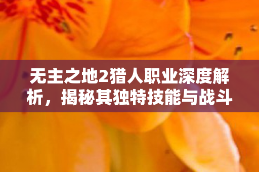 无主之地2猎人职业深度解析,揭秘其独特技能与战斗策略 无主之地2猎人职业深度解析,揭秘其独特技能与战斗策略