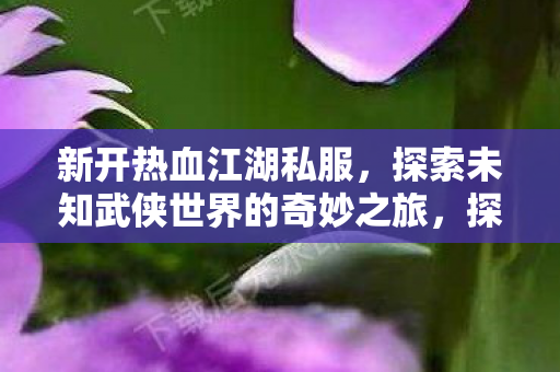 新开热血江湖私服,探索未知武侠世界的奇妙之旅,探索热血江湖私服,开启未知武侠世界的奇妙旅程 新开热血江湖私服,探索未知武侠世界的奇妙之旅,探索热血江湖私服,开启未知武侠世界的奇妙旅程