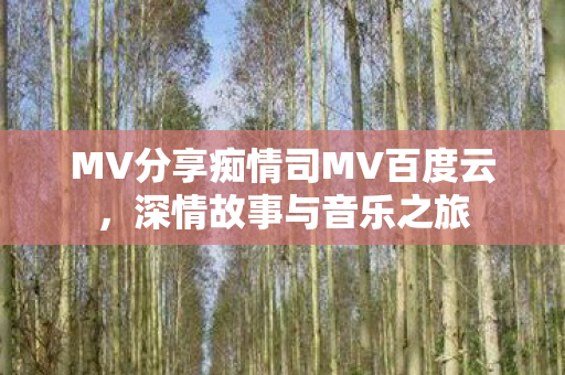 MV分享痴情司MV百度云图片