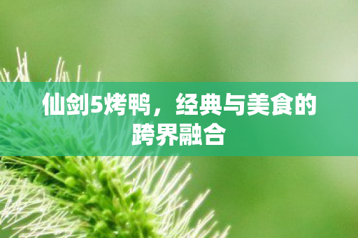 经典与美食的跨界融合图片
