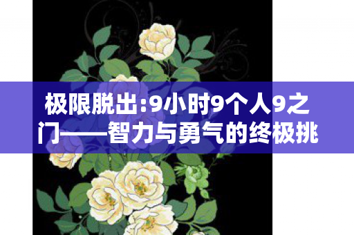 智力与勇气的终极挑战之旅图片