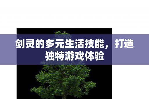 剑灵的多元生活技能,打造独特游戏体验 剑灵的多元生活技能,打造独特游戏体验
