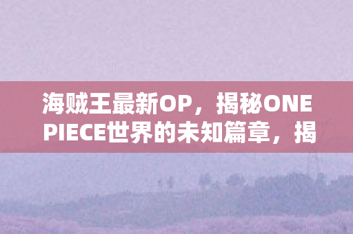 揭秘ONE PIECE世界的未知篇章图片