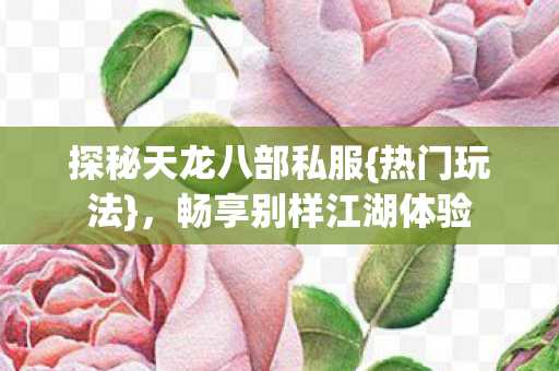 探秘天龙八部私服图片