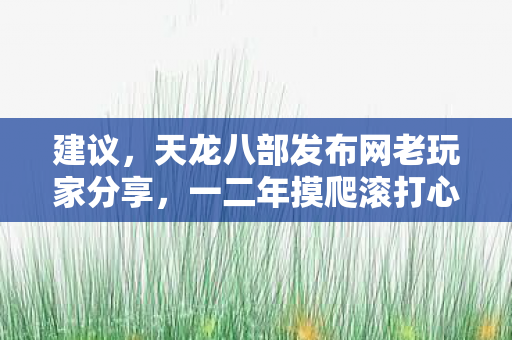 天龙八部发布网老玩家分享图片