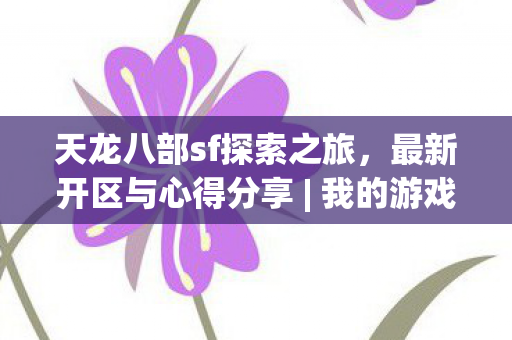 天龙八部sf探索之旅图片