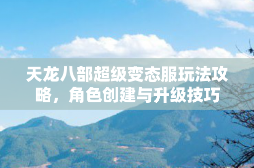 天龙八部超级变态服玩法攻略图片