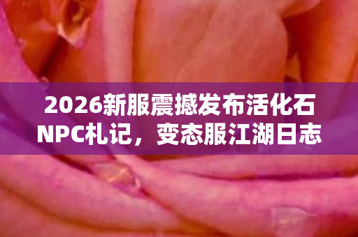 2026新服震撼发布活化石NPC札记图片