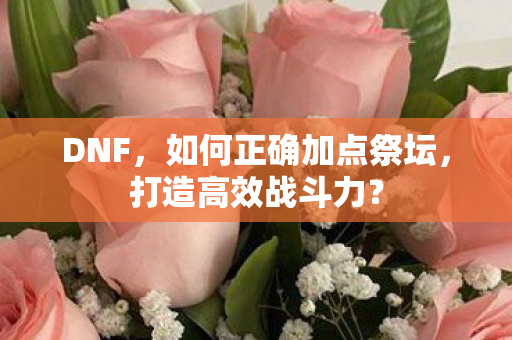 如何正确加点祭坛图片