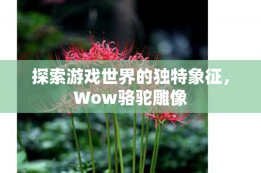 探索游戏世界的独特象征图片