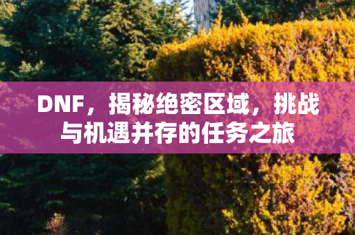 挑战与机遇并存的任务之旅图片