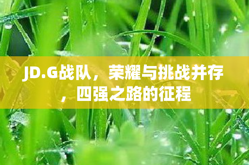 荣耀与挑战并存图片