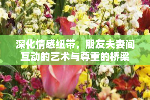 深化情感纽带,朋友夫妻间互动的艺术与尊重的桥梁 深化情感纽带,朋友夫妻间互动的艺术与尊重的桥梁