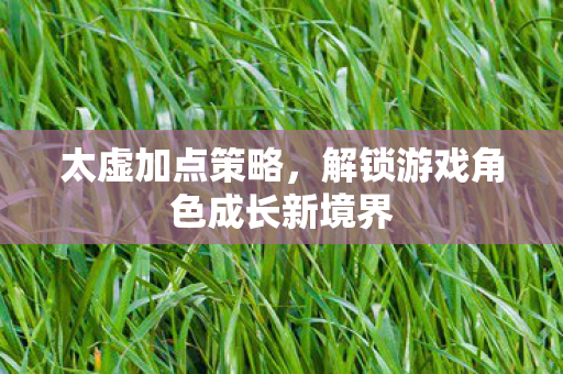解锁游戏角色成长新境界图片