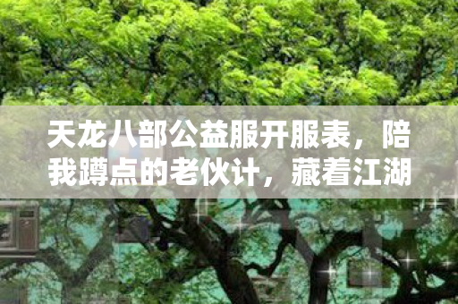 藏着江湖重逢与避坑的小秘密天龙八部私服图片