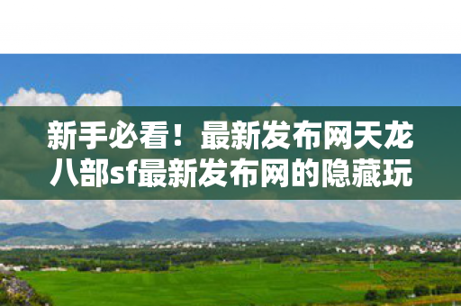 最新发布网天龙八部sf最新发布网的隐藏玩法与新手友好秘籍天龙私服图片