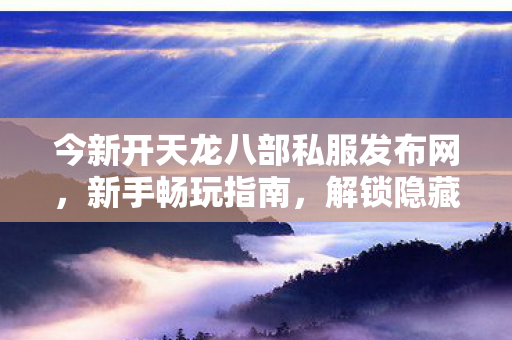 今新开天龙八部私服发布网图片