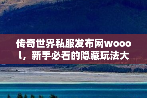 新手必看的隐藏玩法大揭秘天龙八部私服图片