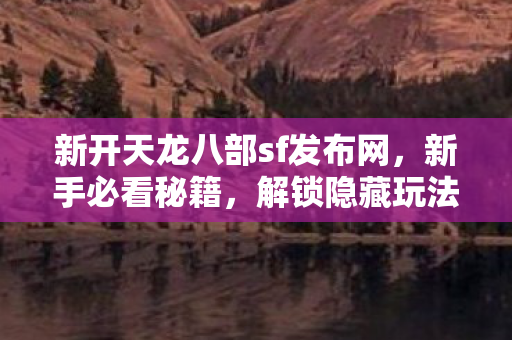 新开天龙八部sf发布网图片