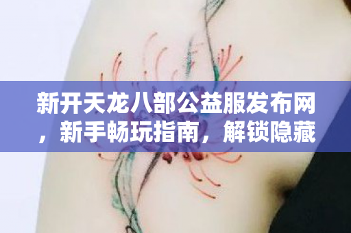 新开天龙八部公益服发布网图片