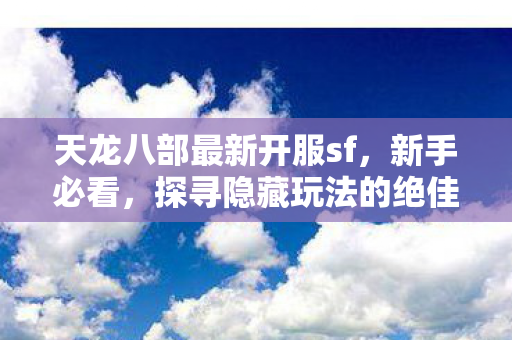 探寻隐藏玩法的绝佳之地天龙私服图片