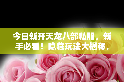 今日新开天龙八部私服图片