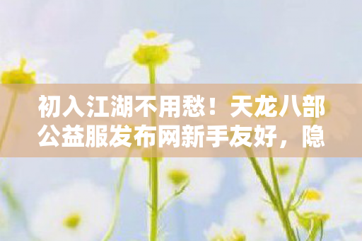 天龙八部公益服发布网新手友好图片