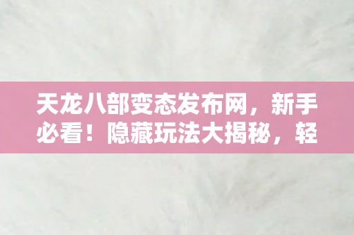 轻松称霸江湖天龙2026私服图片