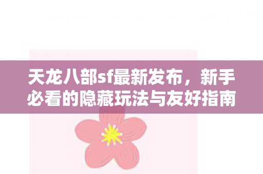 新手必看的隐藏玩法与友好指南天龙八部私服图片