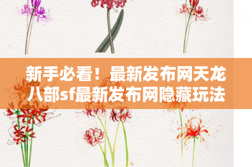 最新发布网天龙八部sf最新发布网隐藏玩法大揭秘天龙八部私服图片