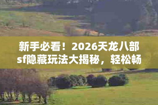 轻松畅玩天龙八部最新私服发布网站天龙私服图片