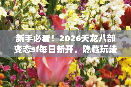 2026天龙八部变态sf每日新开图片