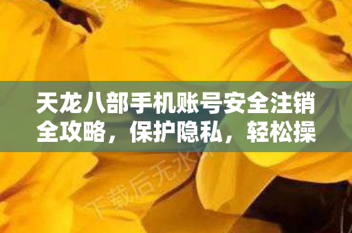 天龙八部手机账号安全注销全攻略图片