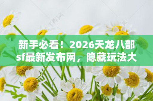 2026天龙八部sf最新发布网图片