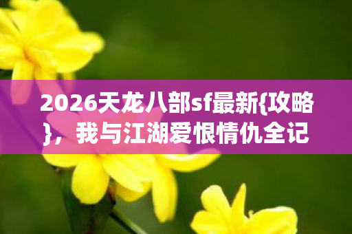 2026天龙八部sf最新图片