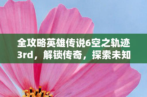 全攻略英雄传说6空之轨迹3rd图片