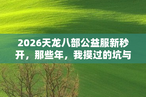 2026天龙八部公益服新秒开图片